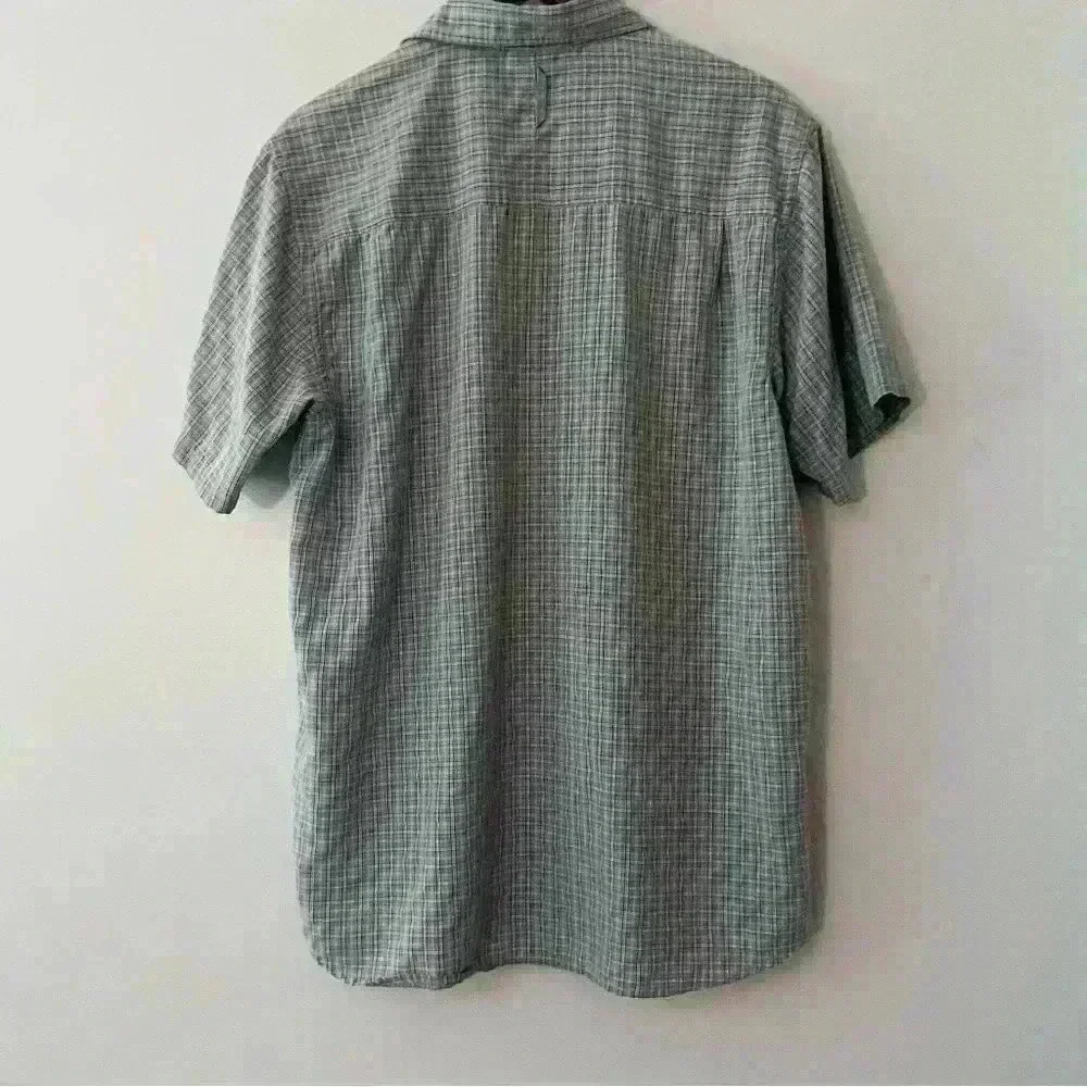 The North Face Men’s Short Sleeve Button Down Plaid Size Large